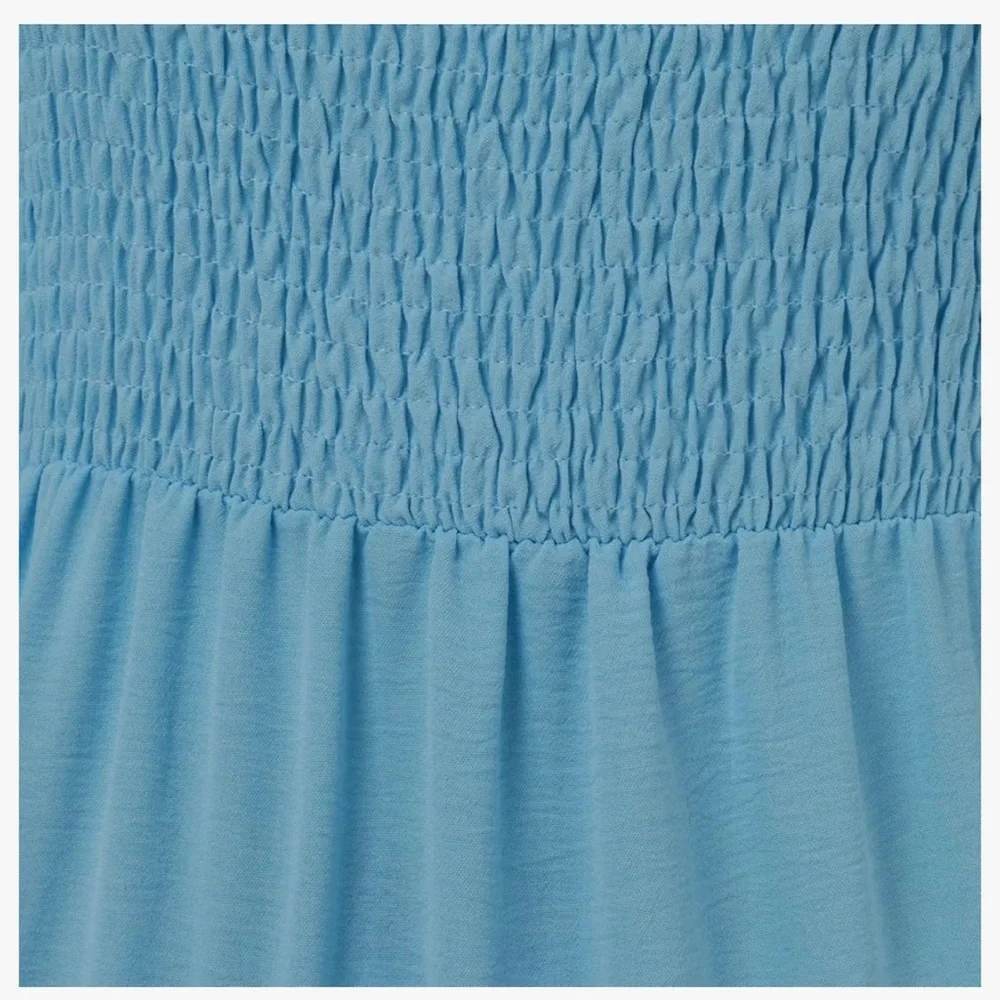 Blue tiered‎ maxi Dress fairycore boho milk made coquette